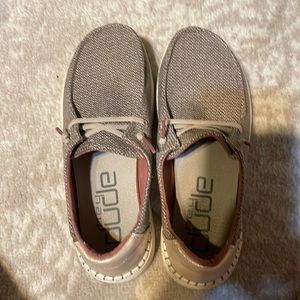 Rose gold and neutral Women’s Hey Dudes